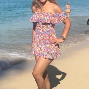 Floral Off-Shoulder Dress